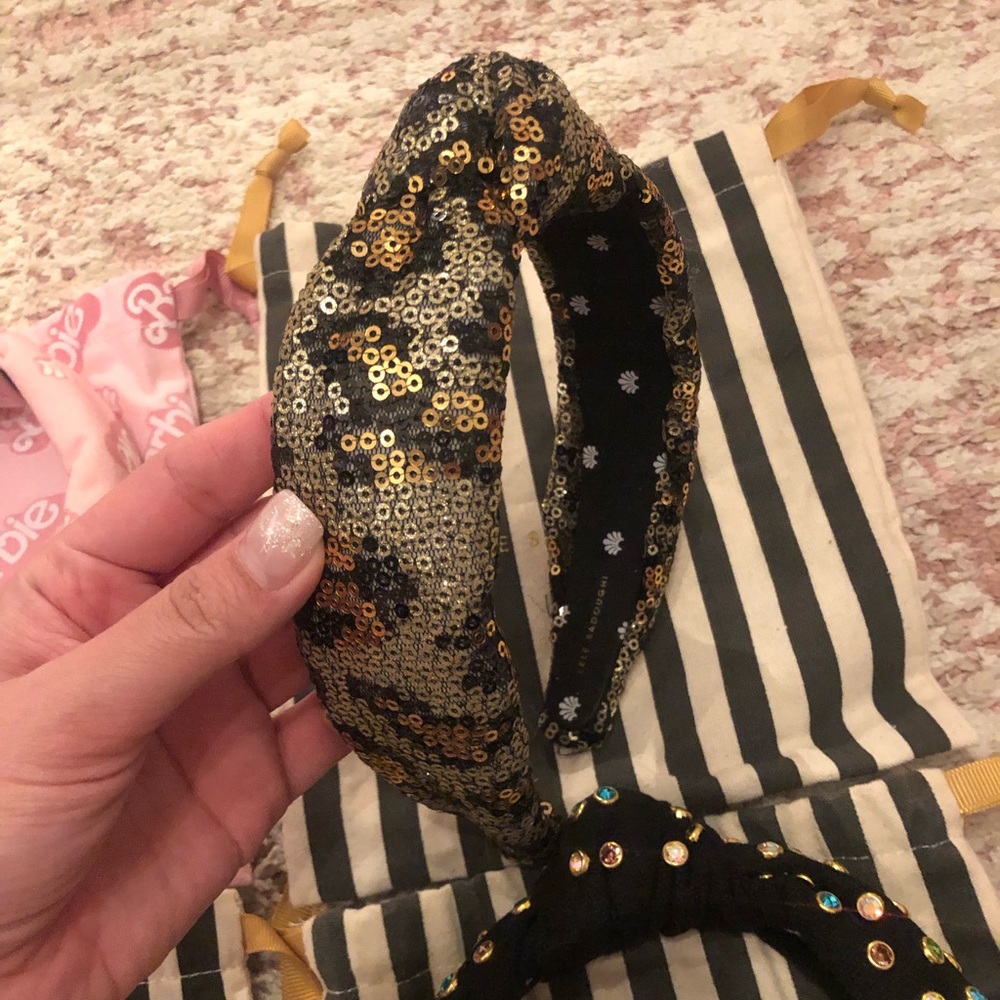 Lele Sadoughi Sequin Leopard Headband